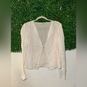 Elegant Cream Women's Top